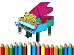 Igra Back To School: Piano Coloring Book spletu