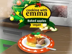 Igra Cooking with Emma Baked Apples vegan spletu
