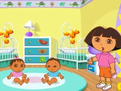 Igra Dora the Explorer Dora's Playtime with the Twins spletu