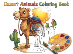 Igra Desert Animals Coloring Book spletu