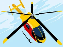 Igra Dangerous Helicopter Jigsaw spletu