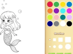 Igra Mermaid Coloring Book For Kids spletu