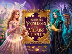 Igra Incredible Princesses and Villains Puzzle spletu