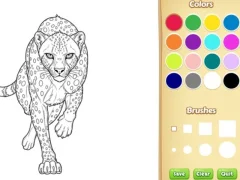 Igra Wild Animals Coloring Book spletu