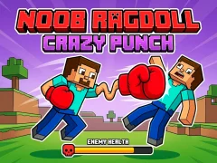 Igra Noob Ragdoll: Crazy Punch spletu