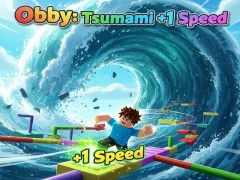 Igra Obby: Tsunami +1 speed spletu