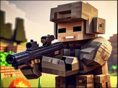 Igra Pixel Village Battle 3D.io spletu