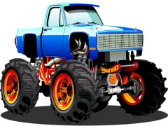Igra Monster Truck Puzzle spletu