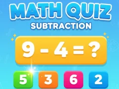 Igra Math Quiz - Subtraction spletu
