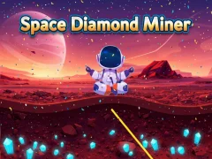 Igra Space Diamond Miner spletu