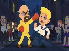 Igra Drunken Fighter spletu