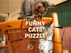 Igra Funny Cats Puzzle spletu