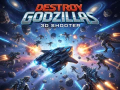Igra Destroy Godzillas: 3D Shooter spletu
