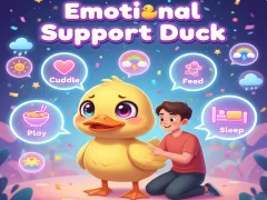 Igra Emotional Support Duck spletu