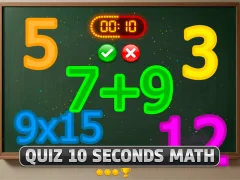Igra Quiz 10 Seconds Math spletu
