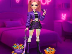 Igra K-Pop Halloween Dress Up spletu