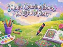 Igra Magic Coloring Book for Little Artists spletu