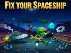 Igra Fix your Spaceship spletu