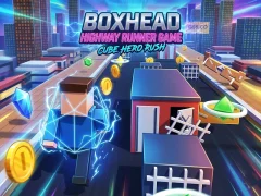 Igra Boxhead Highway Runner Game spletu