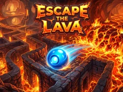 Igra Escape the lava spletu