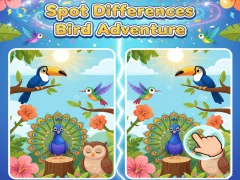 Igra Spot Differences Bird Adventure spletu