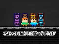 Igra Steve and Alex vs Fnaf spletu