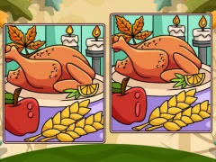 Igra Thanksgiving Spot The Differences spletu