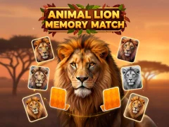 Igra Animal Lion Memory Match spletu