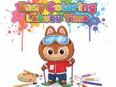Igra Easy Coloring Labubu Time spletu