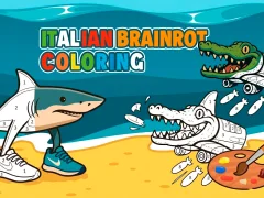 Igra Italian Brainrot Coloring spletu