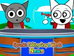 Igra Sprunki: Talking Gray & Wenda News spletu