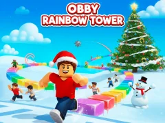 Igra Obby Rainbow Tower spletu
