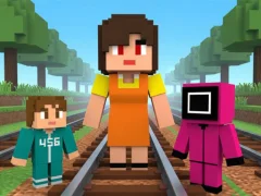 Igra Squid Game Craft Runner spletu