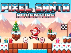 Igra Pixel Santa Adventure spletu