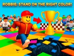 Igra Robbie: Stand on the Right Color! spletu