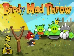 Igra Birdy Mad Throw spletu