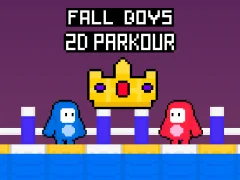 Igra Fall Boys 2D Parkour spletu