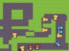 Igra Dino Defence 2D spletu