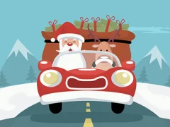Igra Santa Giving Presents Jigsaw spletu