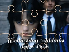 Igra Wednesday Addams Jigsaw Puzzle spletu