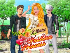 Igra 2 Dates with Fashion Princess spletu
