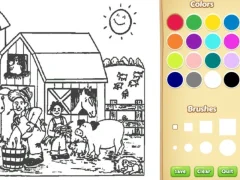 Igra Farm Coloring Book For Kids spletu