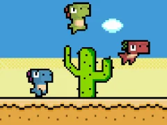 Igra Pixel Dino Run spletu