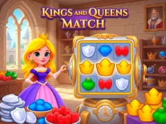 Igra Kings and Queens Match spletu