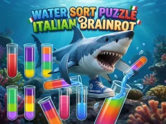 Igra Water Sort Puzzle Italian Brainrot spletu