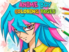 Igra Anime Boy Coloring Pages spletu