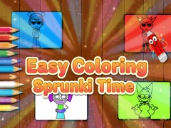 Igra Easy Coloring Sprunki Time spletu