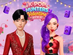 Igra K-Pop Hunters Valentine Style spletu