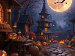 Igra Halloween Spider Web Treasure Escape spletu