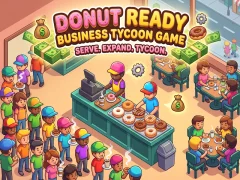 Igra Donut Ready Business Tycoon Game spletu